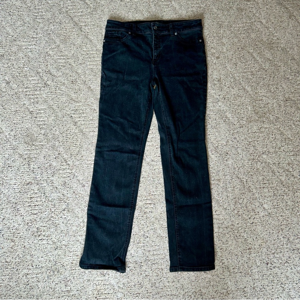 Chico's Black Straight Leg Jeans